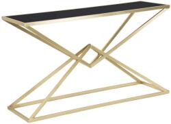  PIRAMID fekete és arany vas konzolasztal (MF-1420490000)