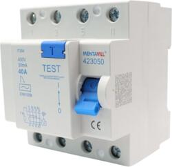 MENTAVILL áramvédő 40 A 4p 30 Ma