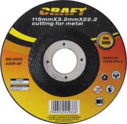Craft Vágótárcsa Fémhez 115x3x22, 25 Mm