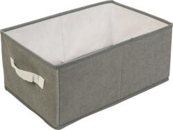 Bewello Tárolódoboz 38, 5x24x16, 5cm Szürke Szövet (bw2077)