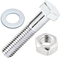 JKH Hatlapfejű Csavar 8x20mm + Anya + Lapalátét, Mini, 2db