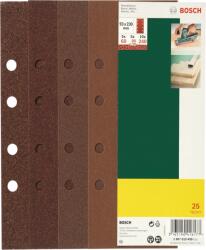 Bosch Csiszolólapkészlet 93x230mm Rezgőcsiszolóhoz, 25db (2607019499)