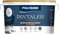 Poli-Farbe Inntaler premium latex beltéri falfesték fehér 15L
