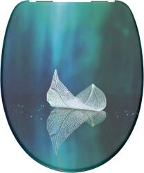 Eisl Fallen Leaf Wc-ülőke, Duroplaszt, Műanyag Zsanérral, Lecsapódásgátlós, Mintás