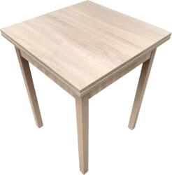 Hazai kert étkezőasztal Bővíthető Asztallappal, 76x80x60-125cm