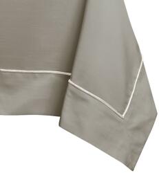 DecoKing Asztalterítő Pure cappucino sima klasszikus 150x150 DecoKing