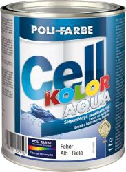 POLI-FARBE Cellkolor Aqua Zománc 1l Fehér Selyemfényű, Vizesbázisú