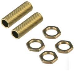  Közcsavar Anyával M10x1 30mm Fém 2db/csomag