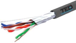 TED Electric Cablu FTP Cat. 5e cupru integral 0.52mm 24AWG 305m, certificat FLUKE Pass, TED Wire Expert TED002396 (A0115387)