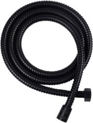 Quadrat Night black fém fekete 150cm gégecső 1 normál és 1 kúpos hollandival