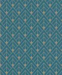 Rasch Papír Tapéta Sansa, Kék-arany, 53 Cm X 10, 05 M, 305524