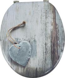 Quadrat Rumba Wc-ülőke, Mdf, Fém Zsanérral 3, 3kg 1 Oldalán Mintás