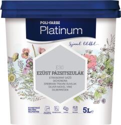 Poli-Farbe Platinum Színes Beltéri Diszperziós Falfesték 5l E30 Ezüst Pázsitszulák