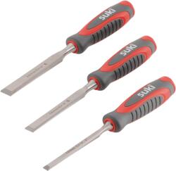 Suki Véső Készlet 3 Részes 10-16-20mm Két Komponensű Nyéllel