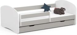 AKORD SMILE Gyermekágy + matrac P180_90 - szürke (LOZDZSMILE180SZ)