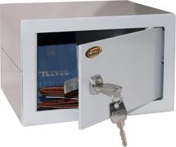 GST Tresor Bútorszéf Kulcsos 15x24x20 Cm, Moby Világos Szürke