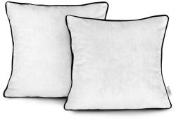 AmeliaHome Díszpárnahuzat VELVET szín fehér stílus glamour bársony 45x45 ameliahome