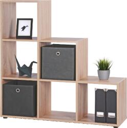 finori Bergamo1 Lépcsős Polc Sonoma Tölgy 6 Rekesz 116x118x33cm