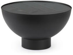 Bizzotto Archie Dohányzóasztal - 70cm, Matt Fekete (0747367)