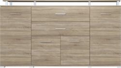 Black and White Style Gusto komód - sonoma tölgy