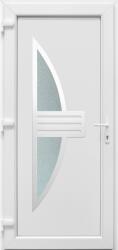 CanDo Europa Pvc Bejárati Ajtó Jobb 98x208cm, Fehér, Kilinccsel