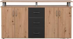 finori Nevada 51c komód - artisan tölgy-antracit 155x84x35cm