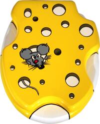 Quadrat Brie Wc-ülőke, Mdf, Fém Zsanérral, Mintás