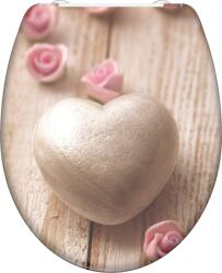 Eisl Romantic Wc-ülőke, Duroplaszt, Műa Zsanér Lecsapódásgátlós, Gyorskioldós, Mintás