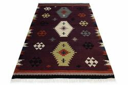 Bakero Kelim classic KL-161 purple multi Szőnyeg (80x250 cm)