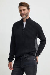 Calvin Klein Jeans férfi pulóver J30J326199 L INTL Fekete