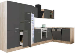 Leziter Yorki Konyhabútor - Sarok - 370 cm (LS370STAN-SUT-PSZ-FF)