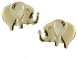 Elefánt fülbevaló, szerencsehozó arany ékszer