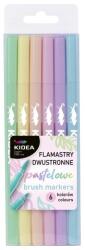 kidea Kidea, carioci cu doua fete, pastelati, 6 culori