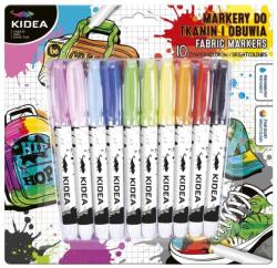 kidea Kidea, markere pentru incaltaminte si materiale textile, 10 culori