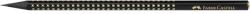 Faber-Castell Sparkle Midnight B creion grafit triunghiular negru / auriu (FC118278)