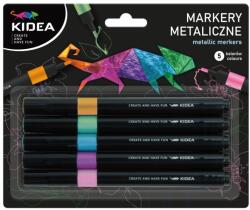 kidea Kidea, set de markere, metalic, 5 culori