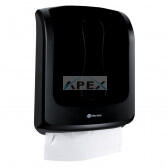 Merida ONE, Hajtogatott kéztörlő adagoló, keskeny, ABS műanyag, FEKETE