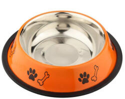 4DOG Castron antiderapant pentru caini 4Dog portocaliu 1, 9L