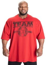 Better Bodies - Team Pump Cover Iron Tee - Férfi Póló - Chili Piros
