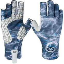 Flying Fisherman Manusi Flying Fisherman Sunbandit Pro Series Gloves Mossy Oak Blackfin Gloves marime XL (G2215L/XL)