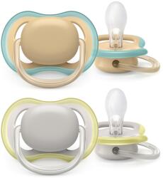 Philips játszócumi - ultra air 0-6hó neutral 2db (MTTF-8710103993063) (MTTF-8710103993063)