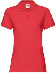 Fruit of the Loom Női prémium egyszínű póló póló XL vörös