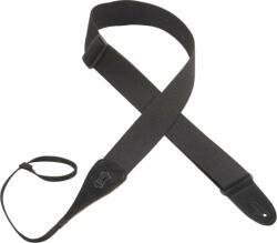 Levy's Cotton & Suede Loop Black Curea de chitară (<![CDATA[MC8A-BLK]]>)