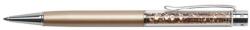 Art Crystella Golyóstoll, arany, felül topáz SWAROVSKI® kristállyal töltve, 14 cm, ART CRYSTELLA® (1805XGT306) - nyomtassingyen