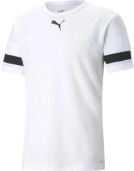PUMA Férfi futballmez - PUMA teamRISE Jersey L fehér|fekete
