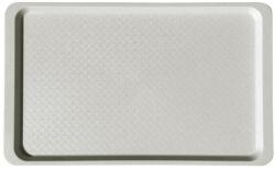  Tálca, szögletes, műanyag, fehér-mákos, 53x32, 5 cm (1605MUA006) - nyomtassingyen