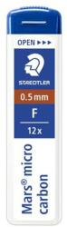 STAEDTLER Grafitbél, F, 0, 5mm, STAEDTLER "Mars Micro Carbon 250", 12szál/tubus (250 05-F)