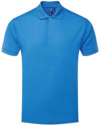 Premier Férfi Coolchecker póló póló 2XL kék|szürke