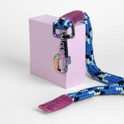 GALOP WEAR Vezetőszár szivárványos karabinerrel kék