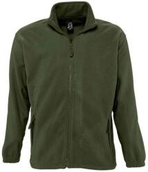 SOL'S Unisex felnőtt North Fleece kabát 2XL zöld